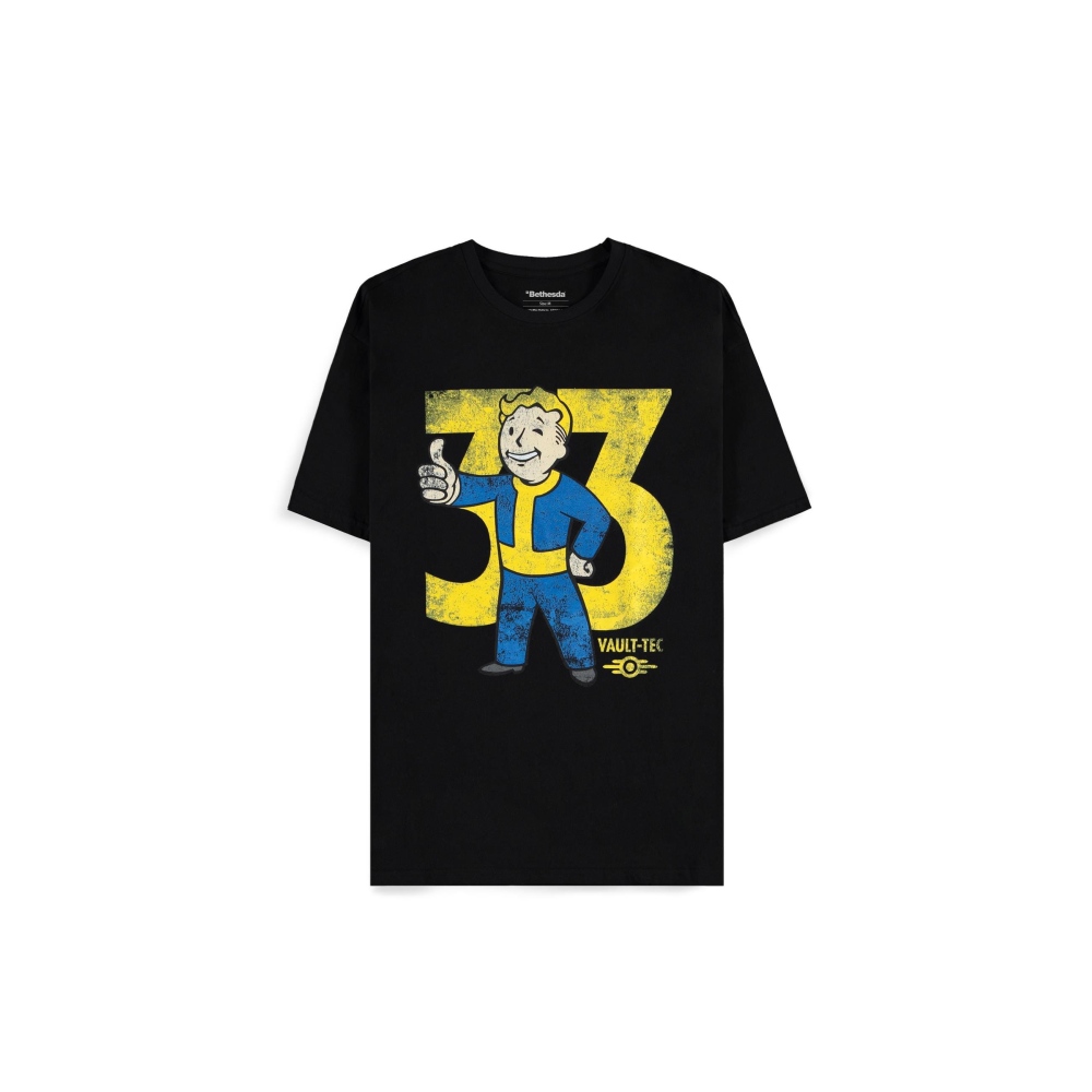 Fallout - Vault 33 - Rule Of Thumb Heren T-shirt - Zwart
